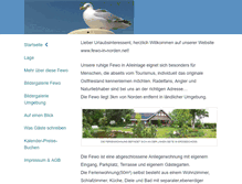 Tablet Screenshot of fewo-in-norden.net